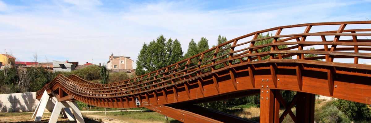 Pasarela de la Senda del Duero. Pesquera de Duero..